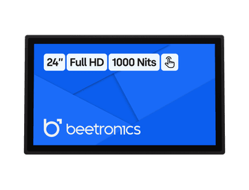 24 Tommers Touchskjerm Metall (Høy Lysstyrke)
