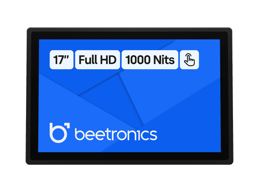 17 Tommers Touchskjerm Metall (Høy Lysstyrke)